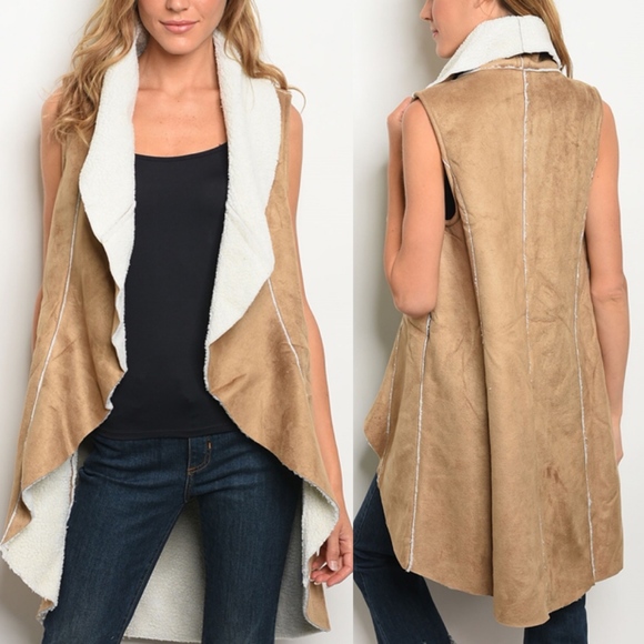 Bellanblue Jackets & Blazers - DANNY Autumn Love Vest - camel